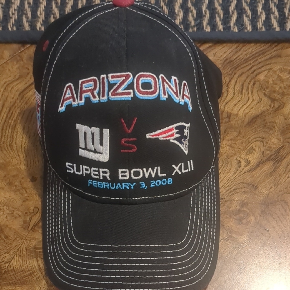 Throwback NY Giants - Pats Arizona Super Bowl XLII Cap. Never Worn.